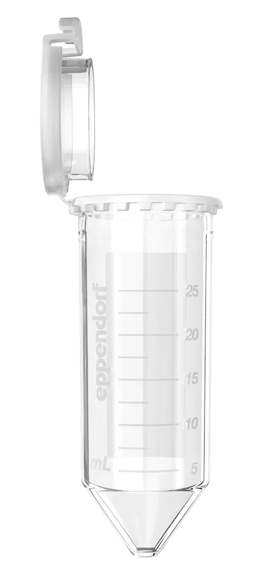 艾本德Eppendorf Conical Tubes 25 mL 帶鎖扣蓋 SnapTec?, 25 mL, 啟動套裝，4  個單離心管架，6  個轉(zhuǎn)子適配器，轉(zhuǎn)子孔可容納 50  mL 錐形管, P